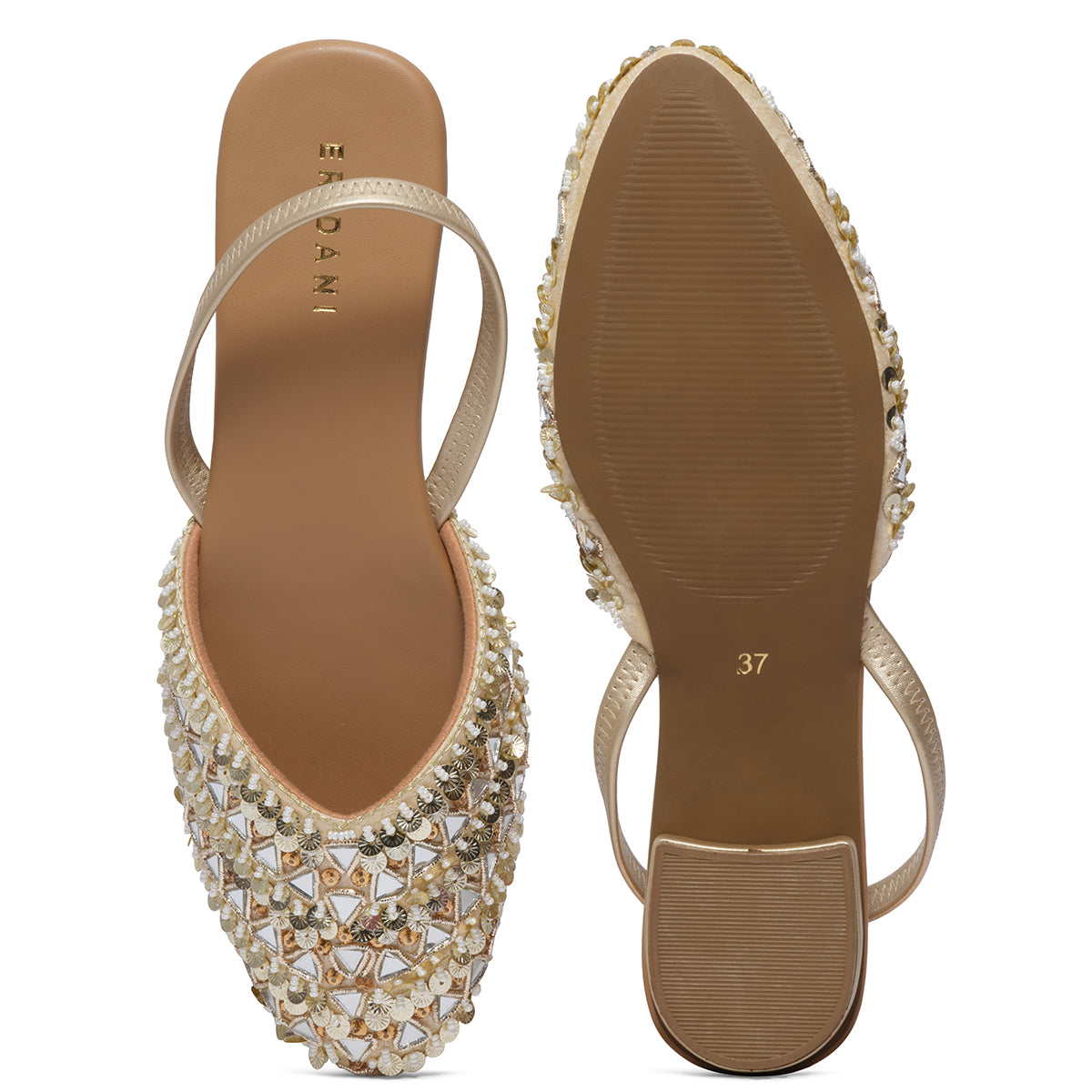 Davina Embroidered Mules