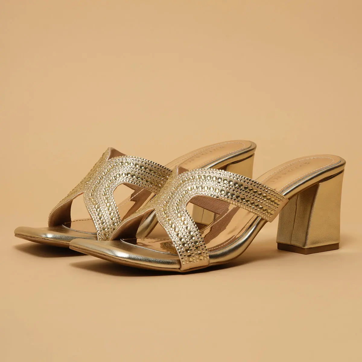 Donna Embellished Heels High Choice