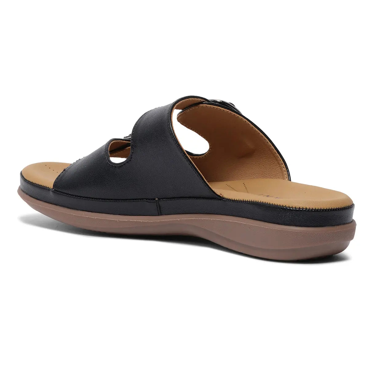 Doyel Buckle Strap Flats GUDDU SHOES