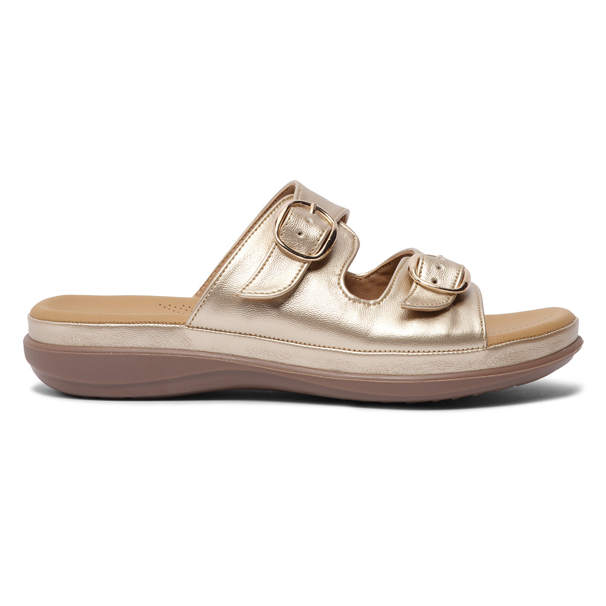 Doyel Buckle Strap Flats