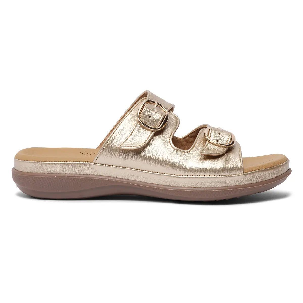 Doyel Buckle Strap Flats GUDDU SHOES