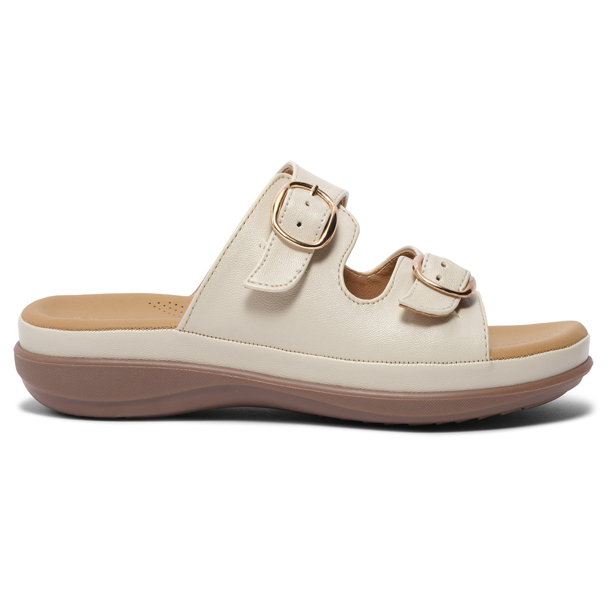 Doyel Buckle Strap Flats