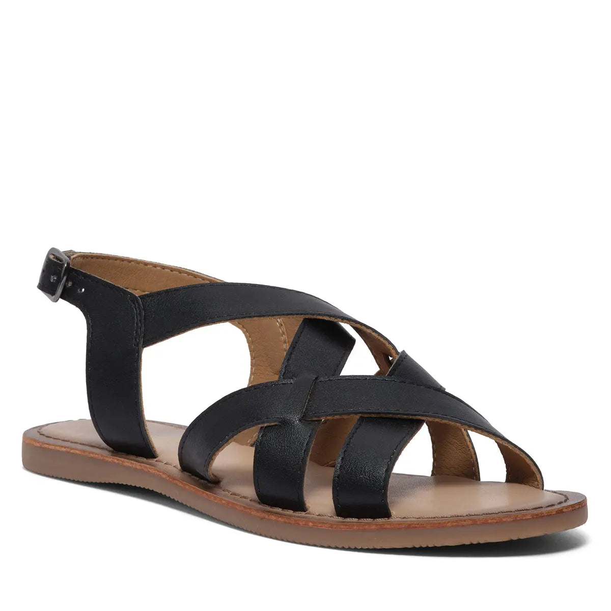 Earleen Criss cross Flats Indian Leather Company