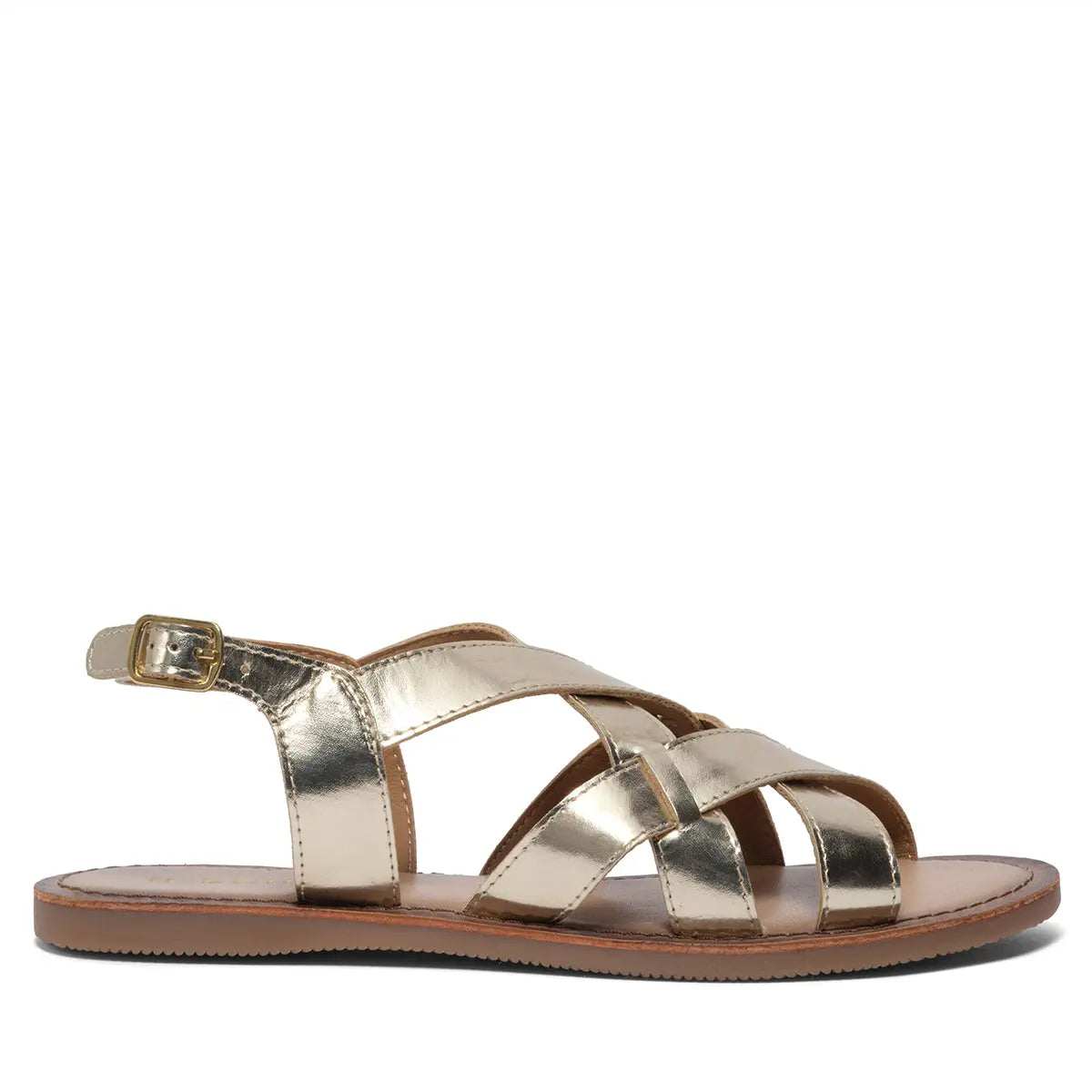 Earleen Criss cross Flats Indian Leather Company