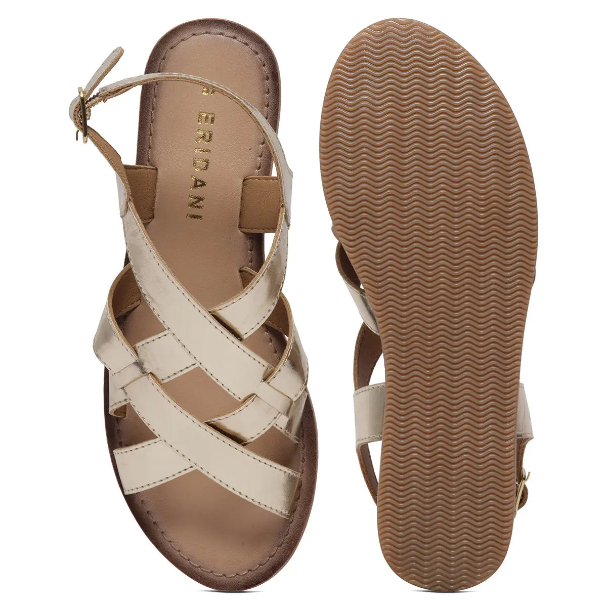 Earleen Criss cross Flats Indian Leather Company