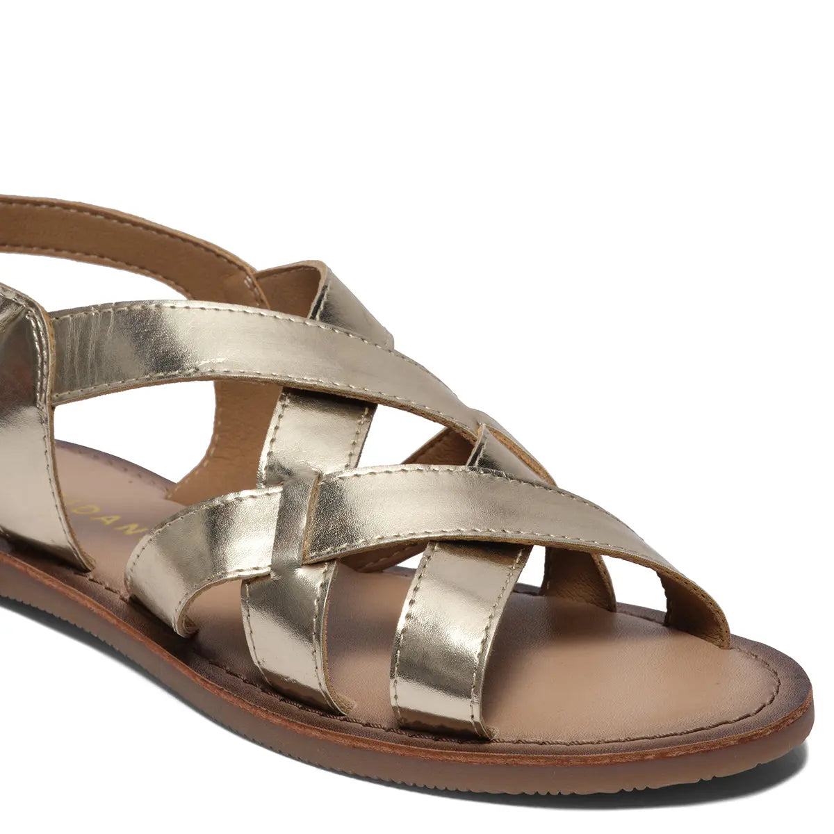 Earleen Criss cross Flats Indian Leather Company