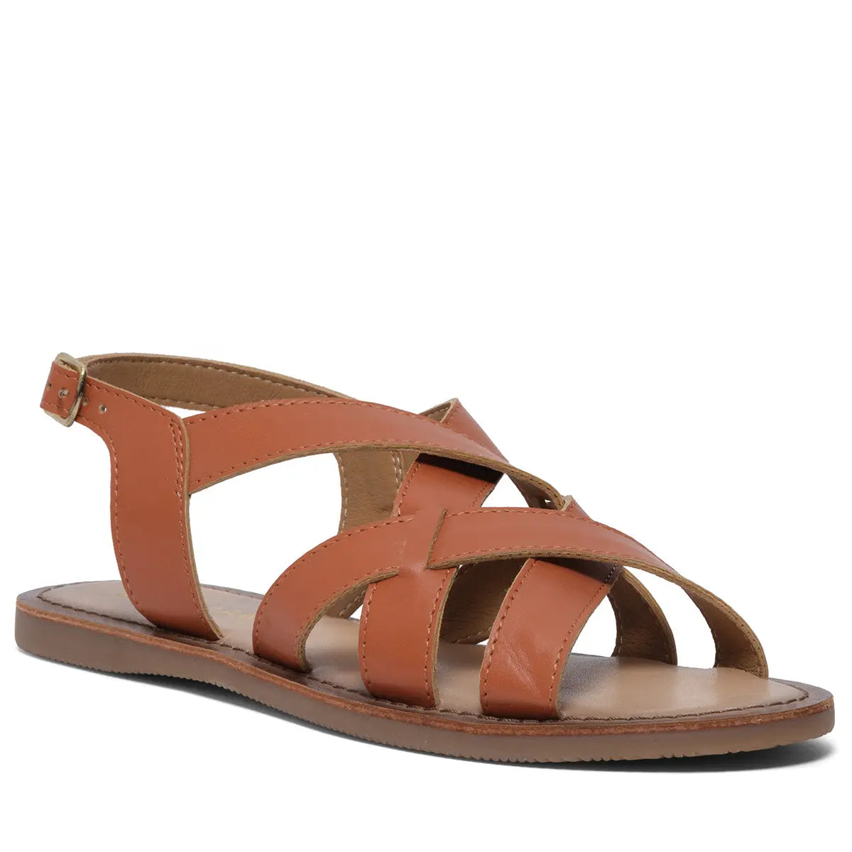Earleen Criss cross Flats Indian Leather Company