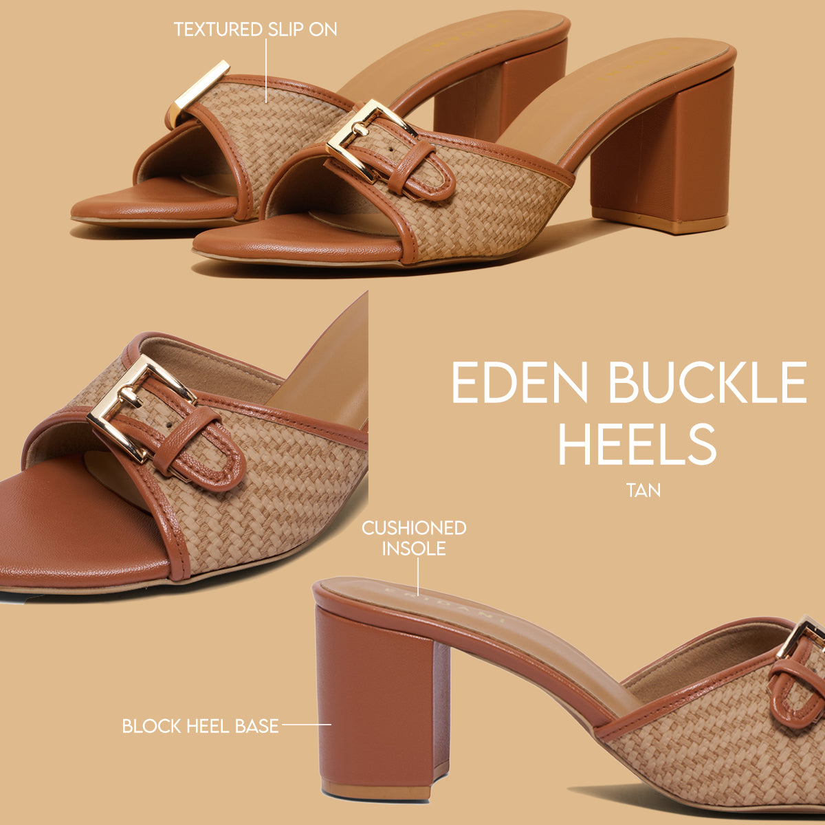 Eden Buckle Heels Ahmad Arts Eridani