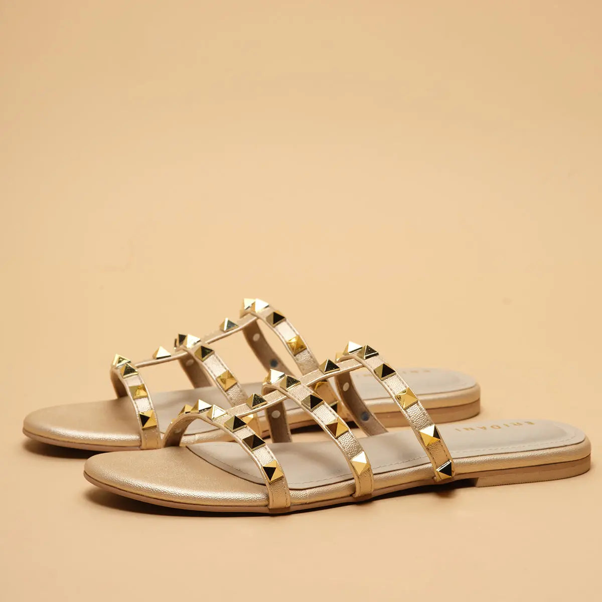Edena Studded Flats New Model Footwear