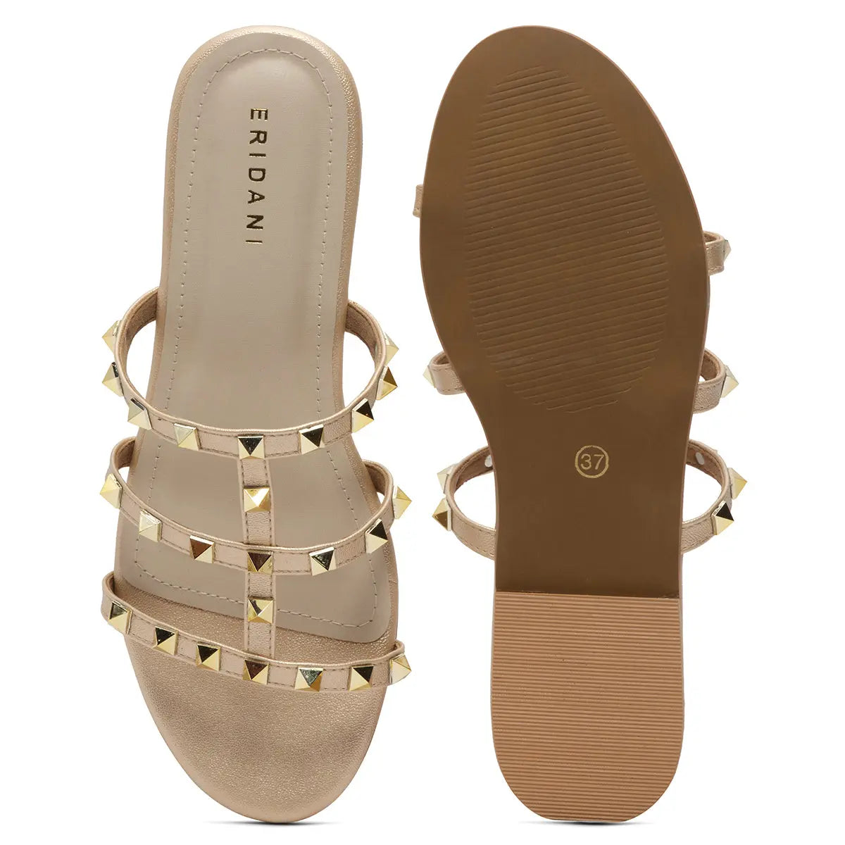 Edena Studded Flats New Model Footwear