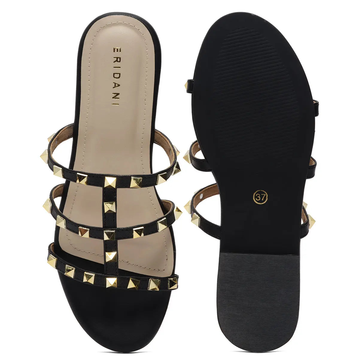 Edena Studded Flats New Model Footwear