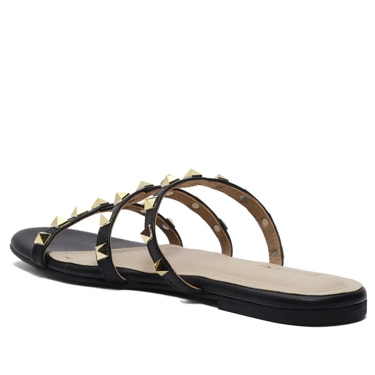 Edena Studded Flats New Model Footwear