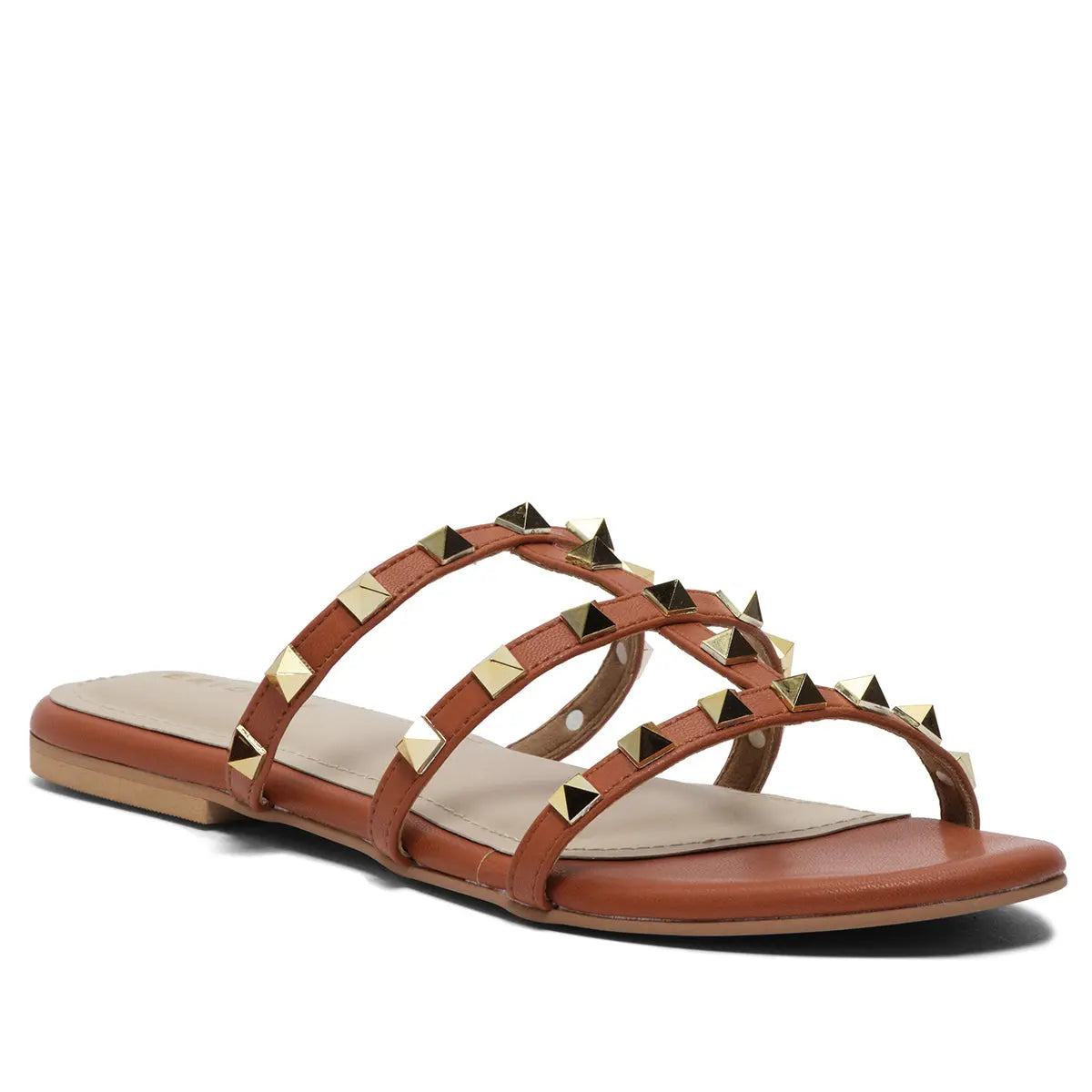 Edena Studded Flats New Model Footwear