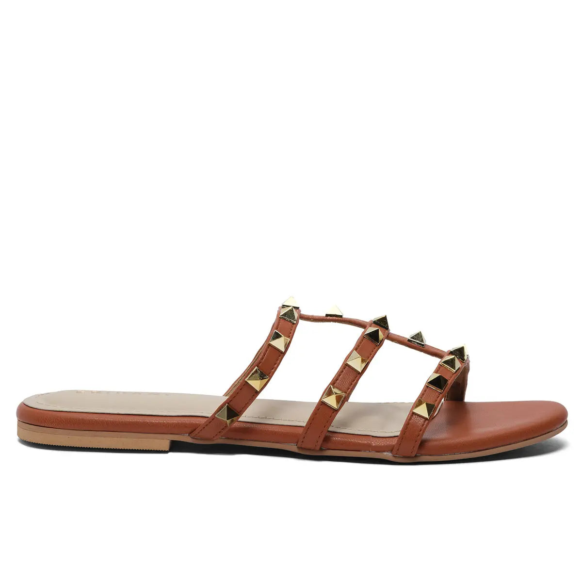 Edena Studded Flats New Model Footwear