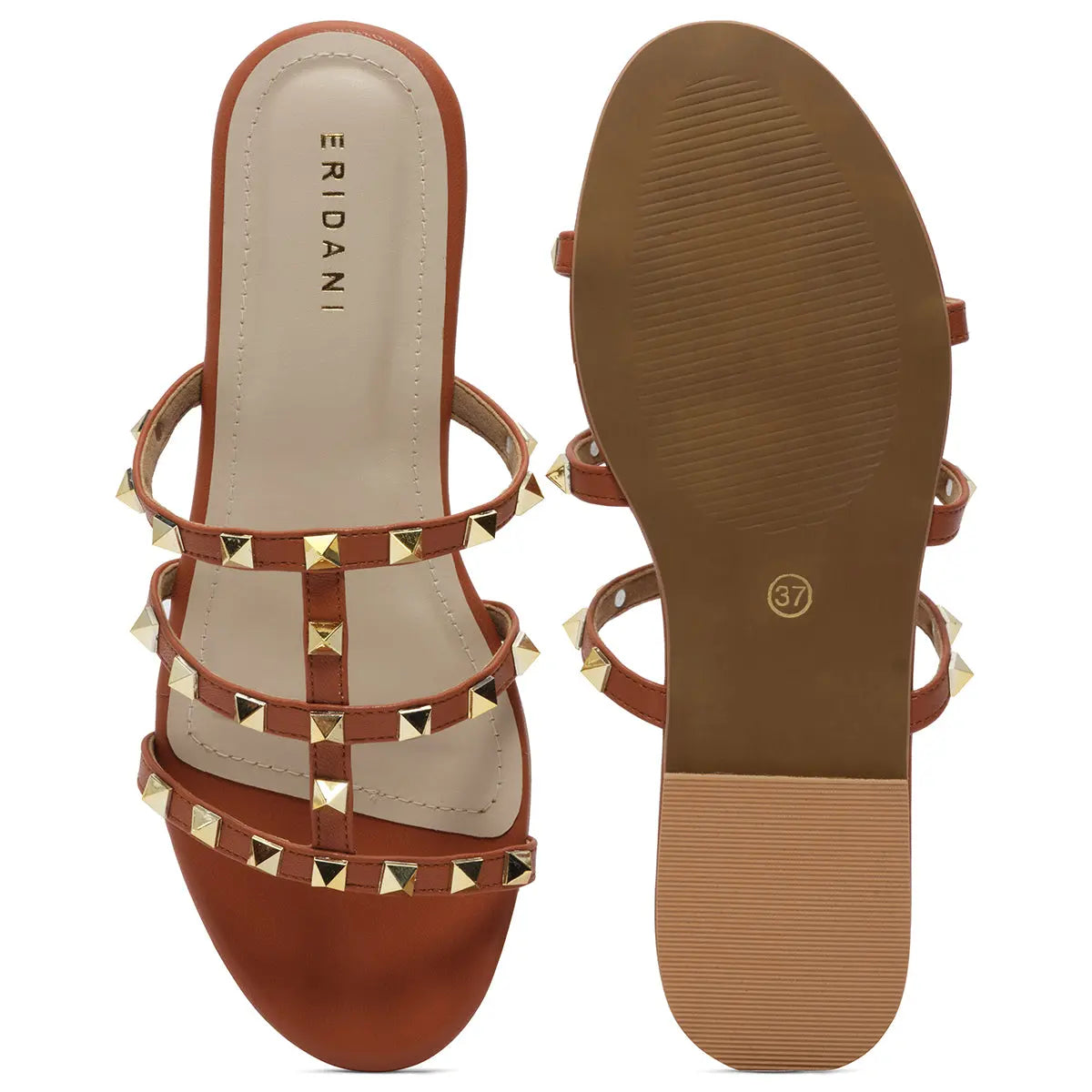 Edena Studded Flats New Model Footwear