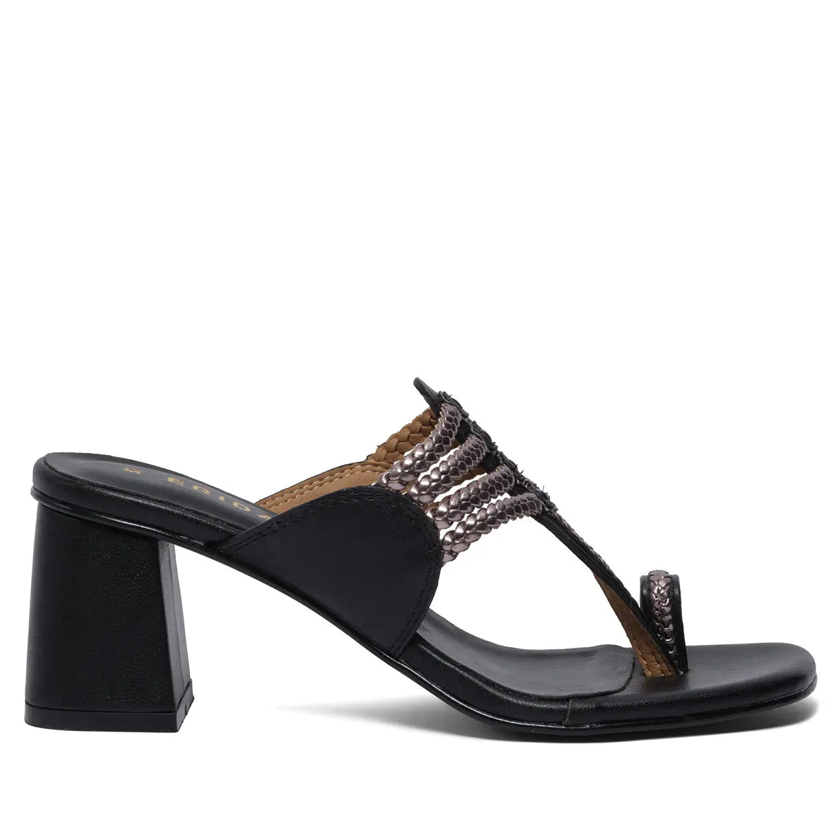 Ehani Kolhapuri Heels Indian Leather Company
