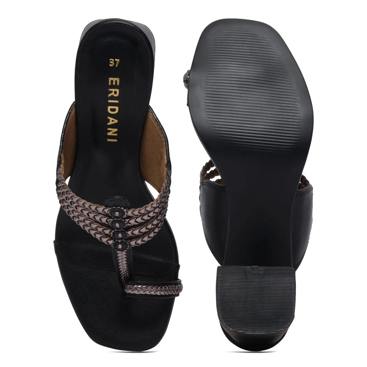 Ehani Kolhapuri Heels Indian Leather Company