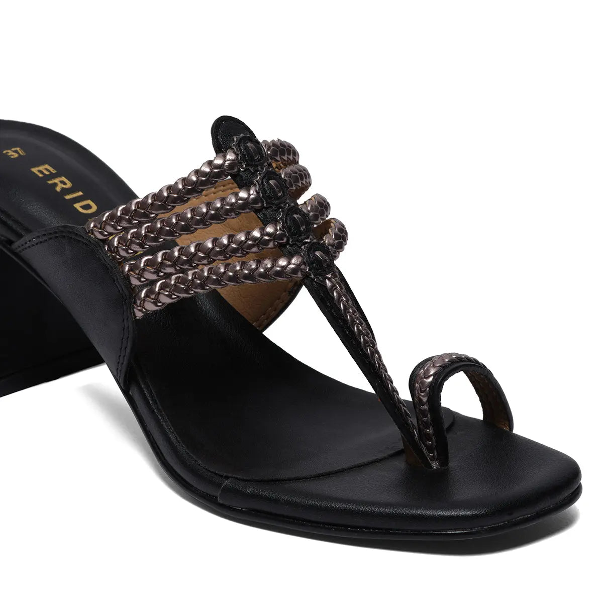 Ehani Kolhapuri Heels Indian Leather Company