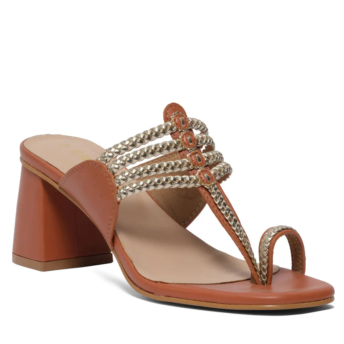 Ehani Kolhapuri Heels Indian Leather Company