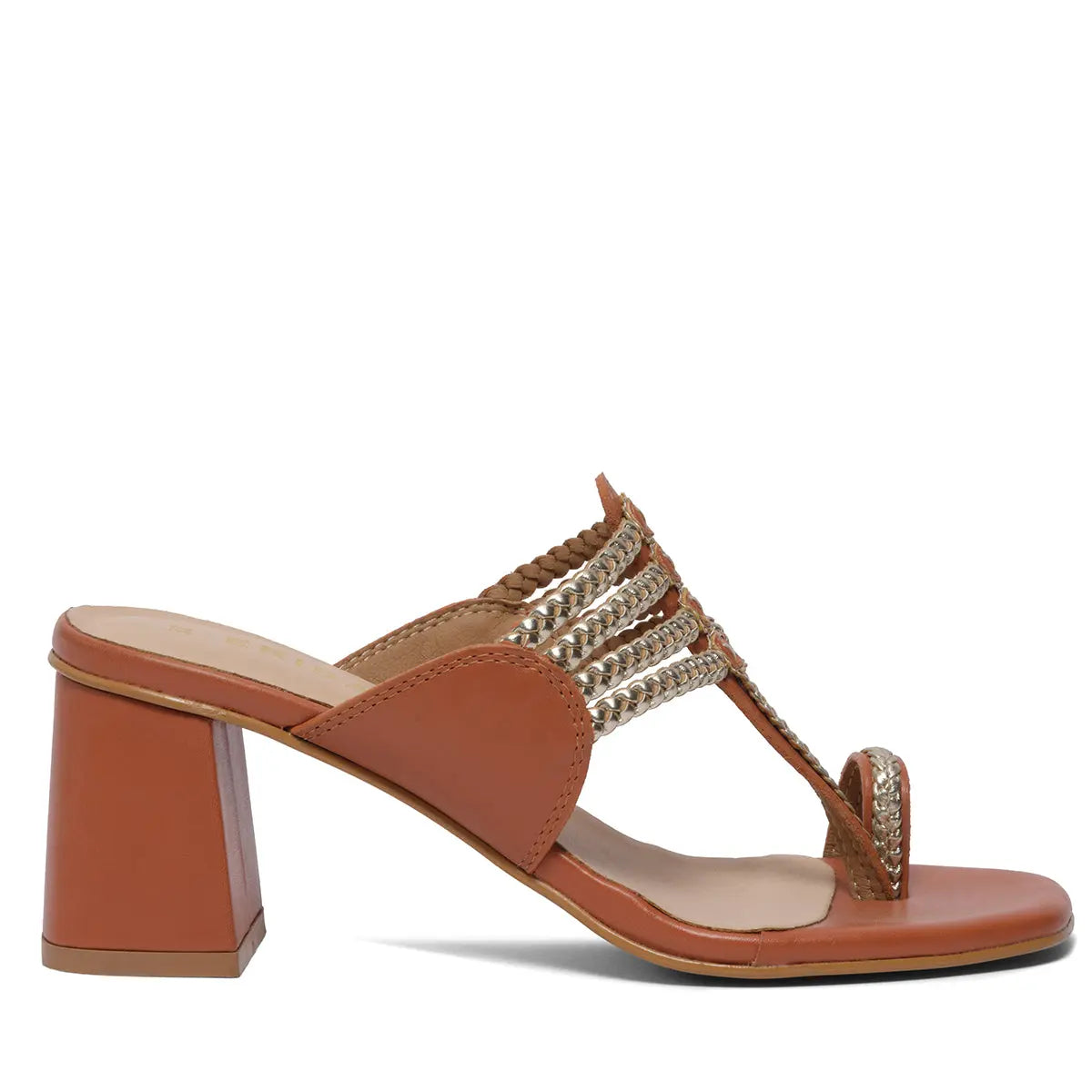 Ehani Kolhapuri Heels Indian Leather Company