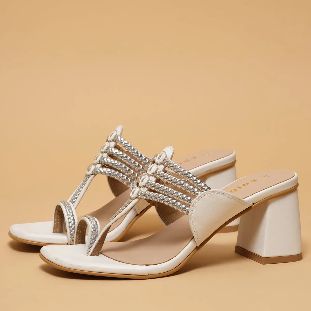 Ehani Kolhapuri Heels Indian Leather Company
