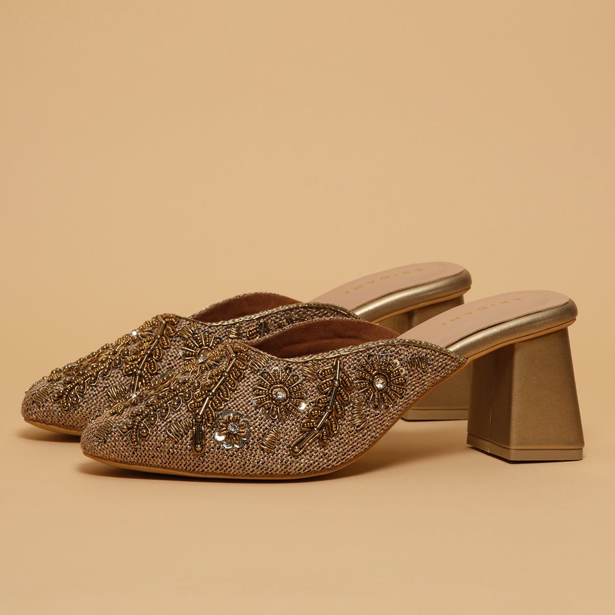Eira Embroidered Mules