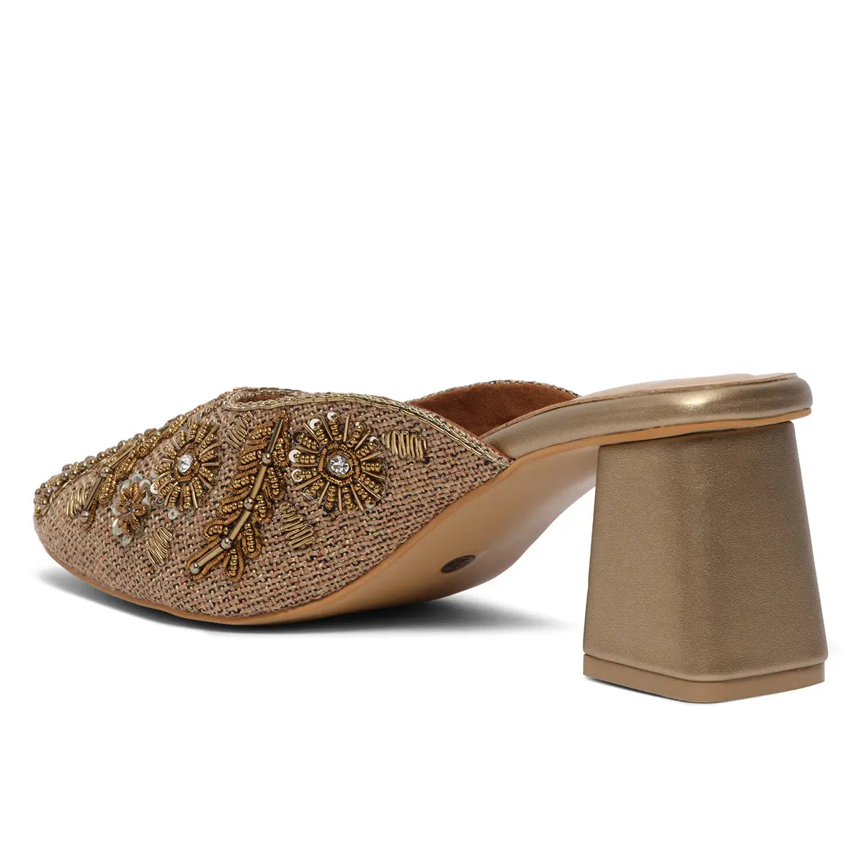 Eira Embroidered Mules Mahek Footwear