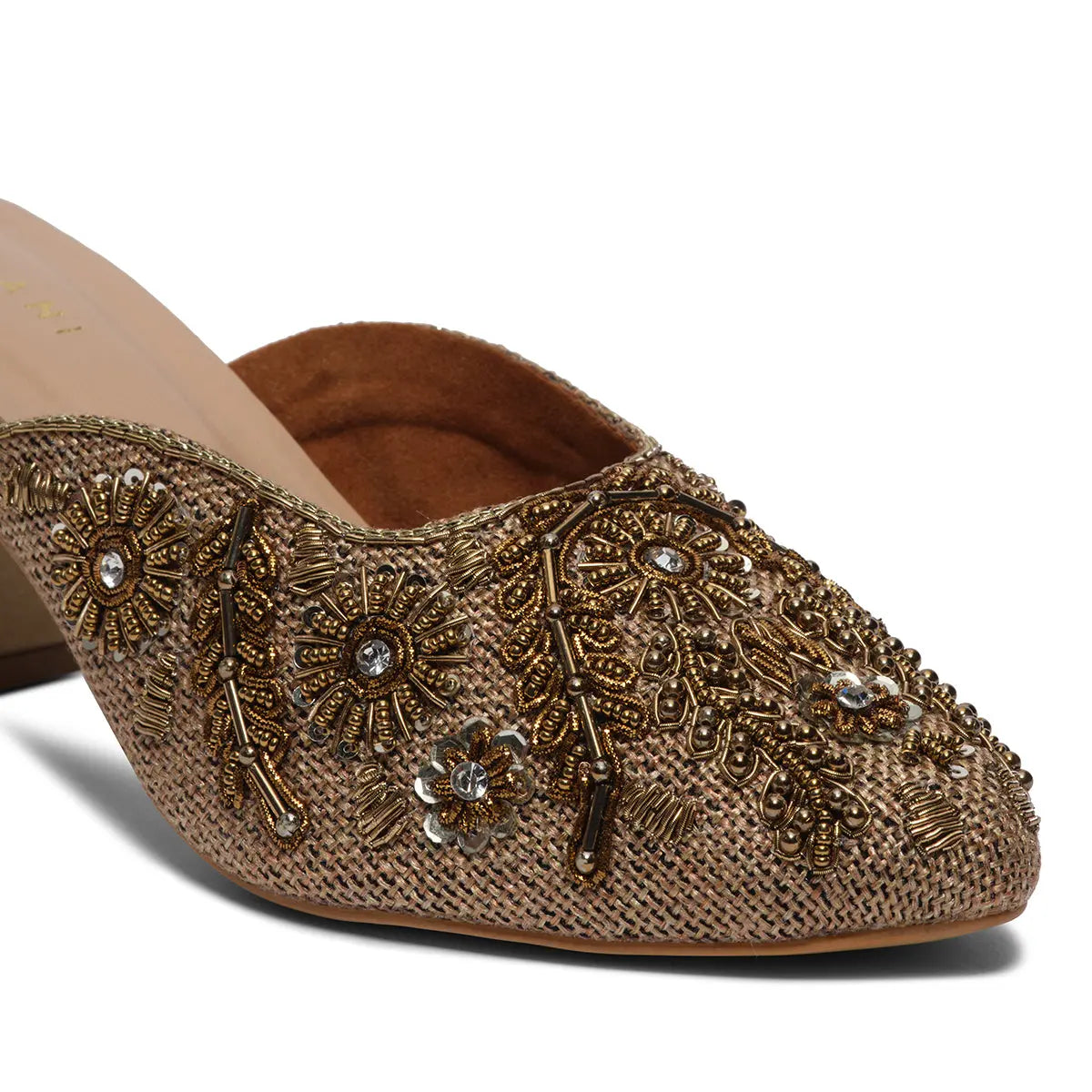 Eira Embroidered Mules Mahek Footwear
