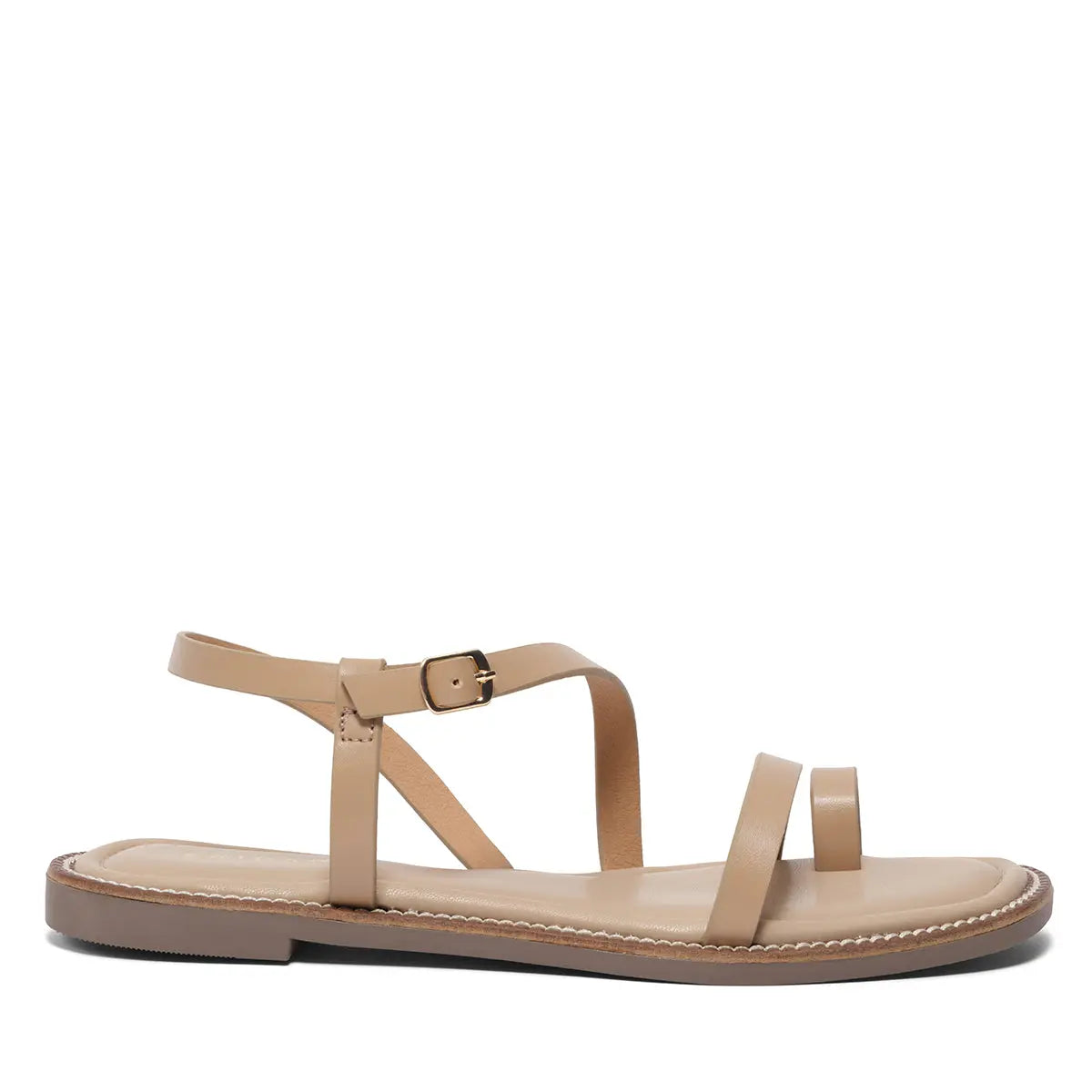 Elle Strappy Flats SilverStar Footwear
