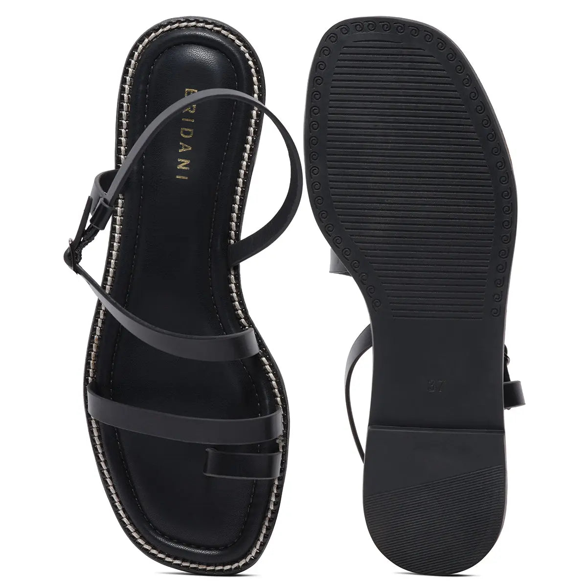 Elle Strappy Flats SilverStar Footwear
