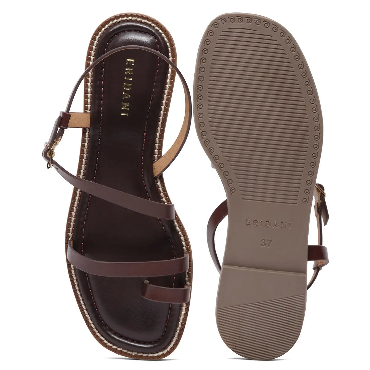 Elle Strappy Flats SilverStar Footwear