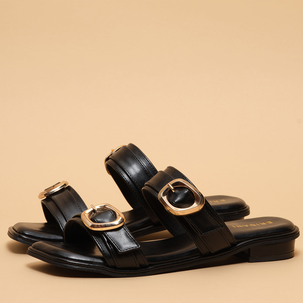 Elsia Dual strap Flats