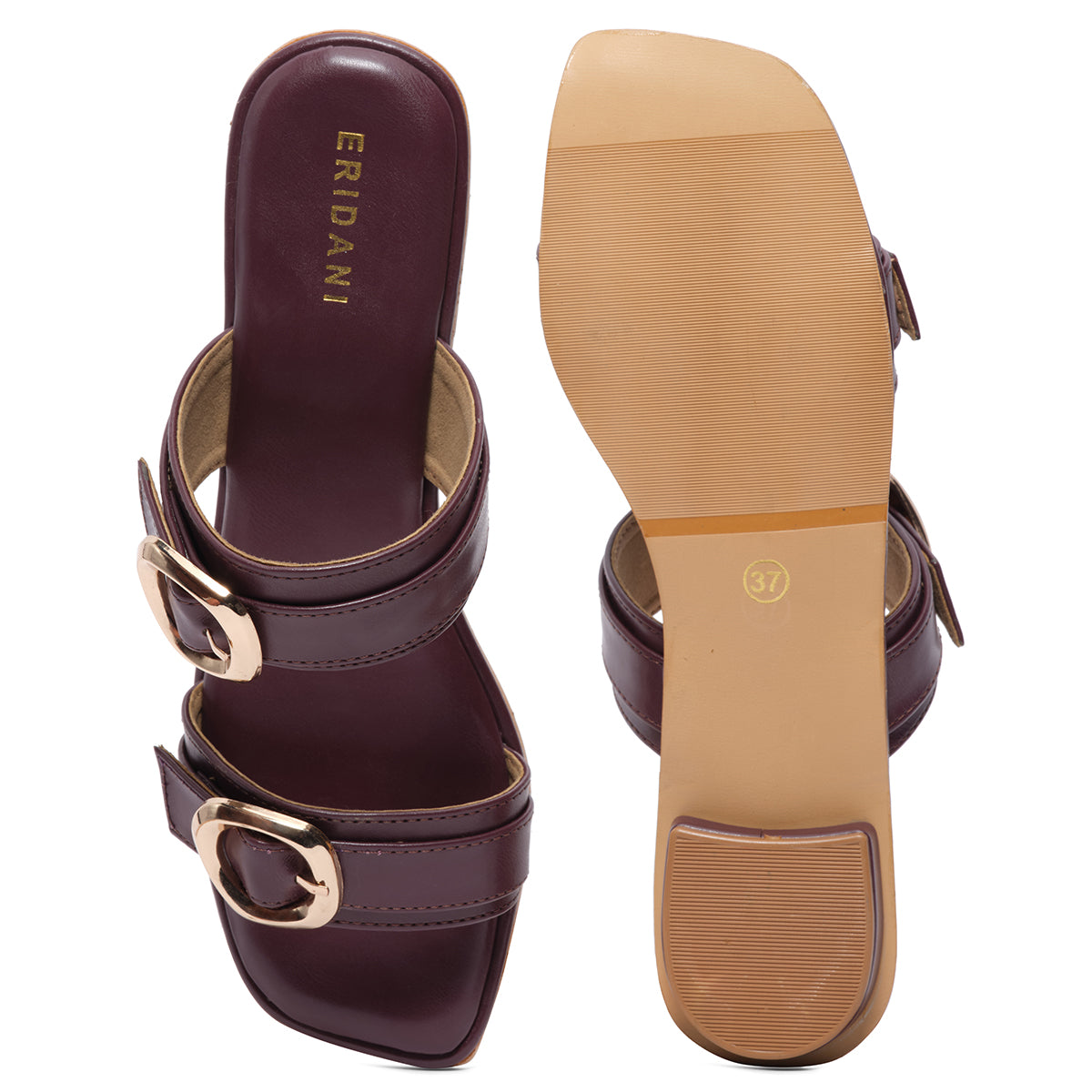 Elsia Dual strap Flats