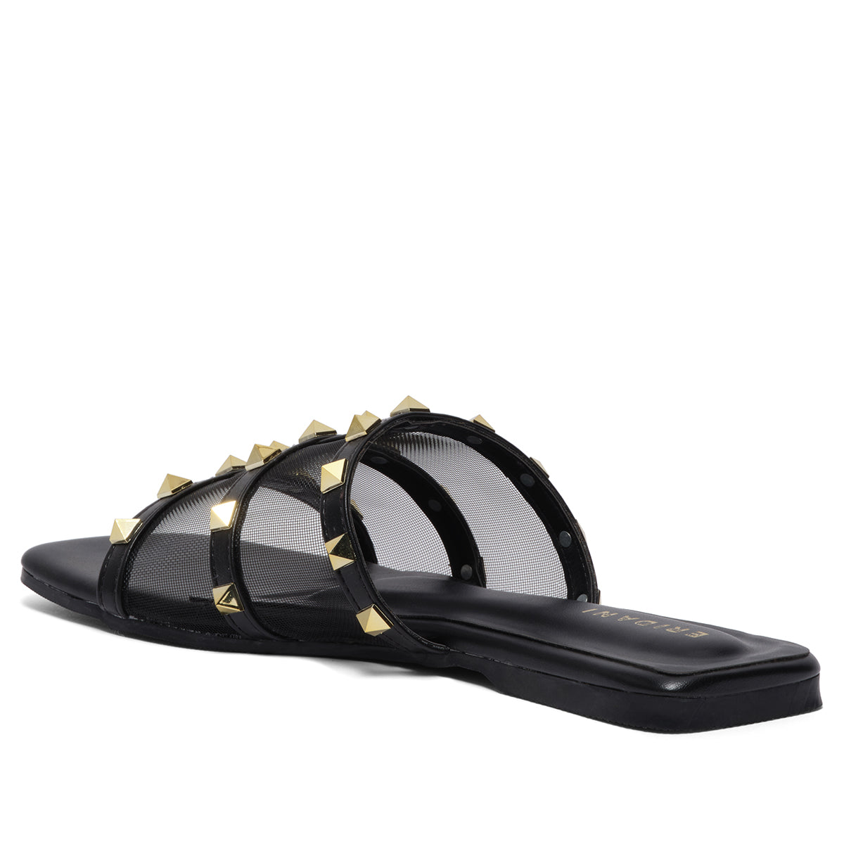 Emmy Strappy Studded Flat
