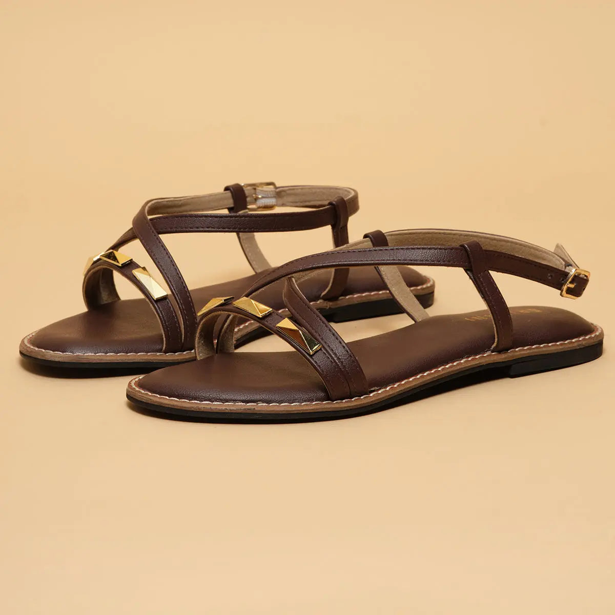 Emroy Strappy Flats New Model Footwear