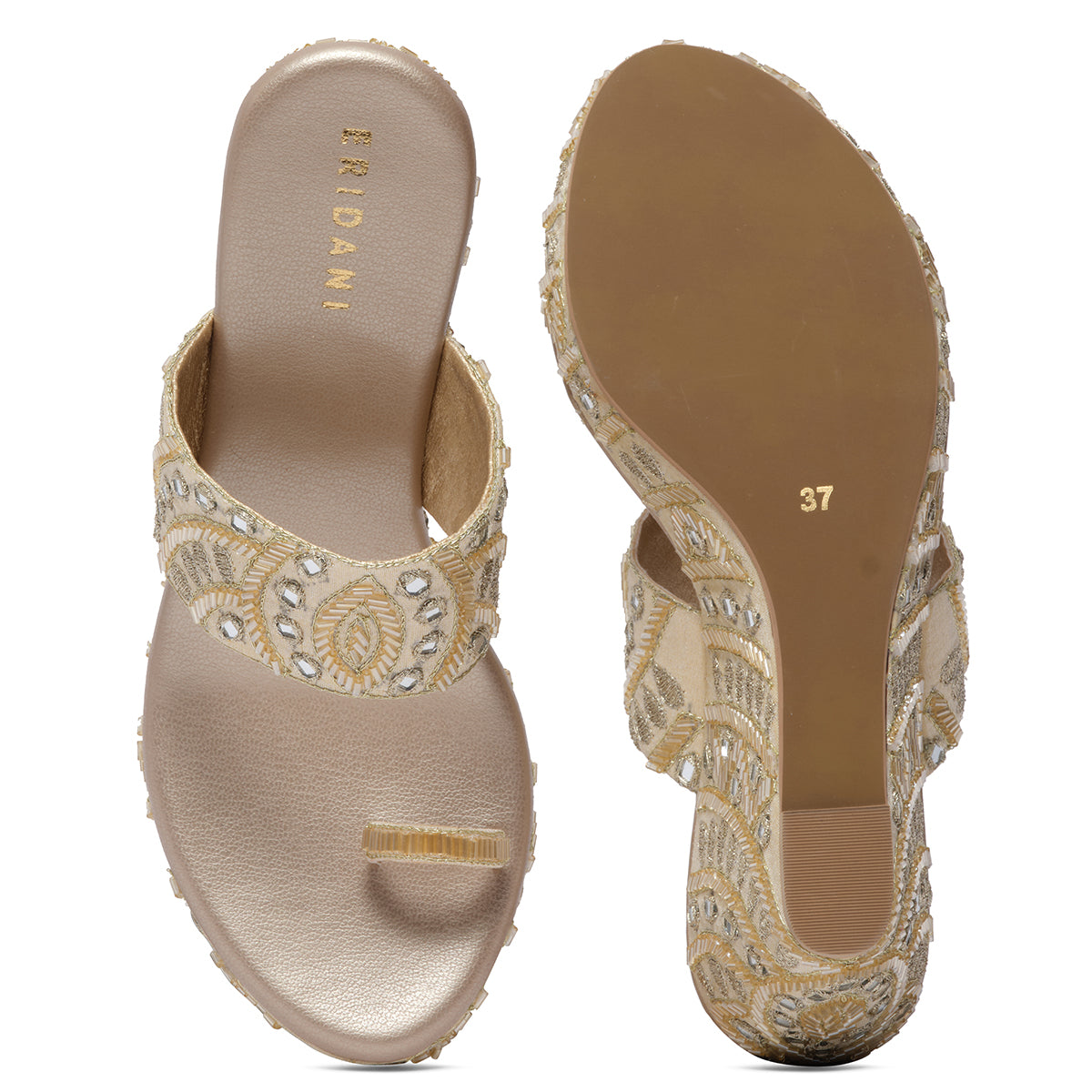 Ena Embroidered Wedges