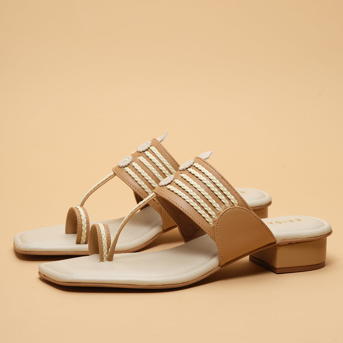 Eraya Kolhapuri Heels GUDDU SHOES Eridani