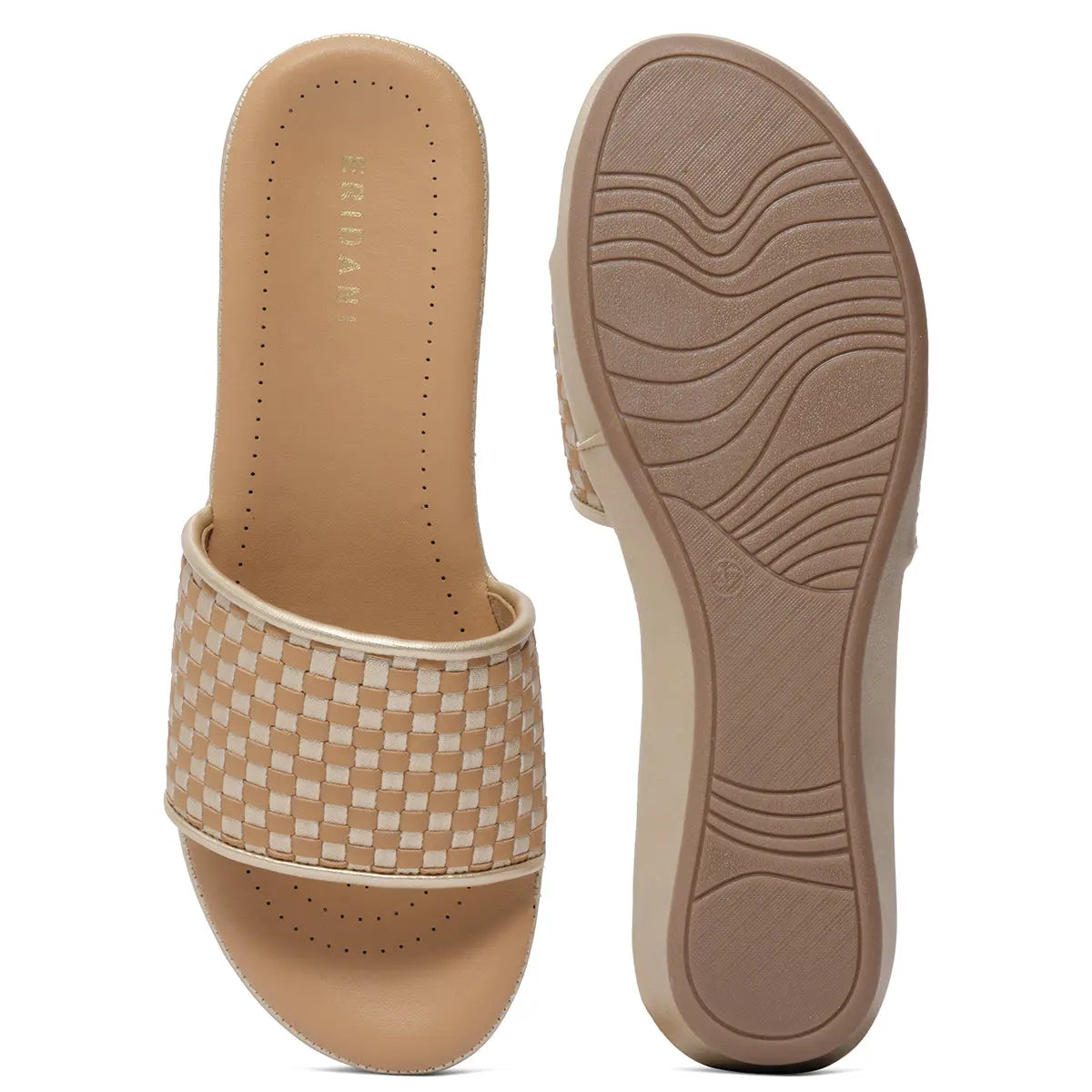 Erina Woven Flatforms Step Cloud Footwear