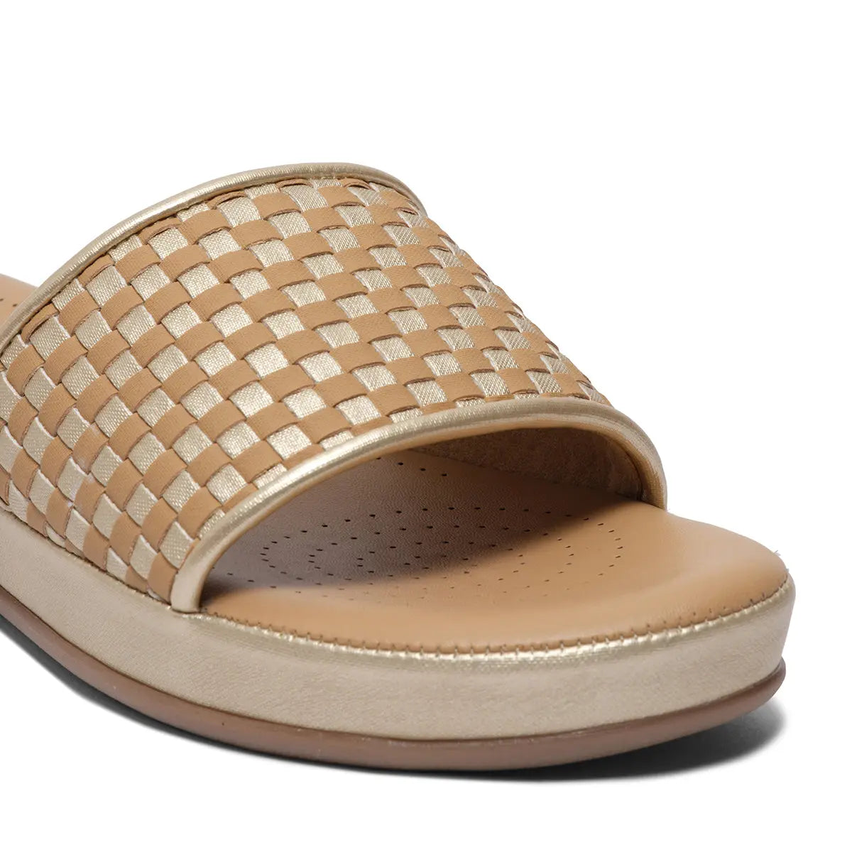 Erina Woven Flatforms Step Cloud Footwear