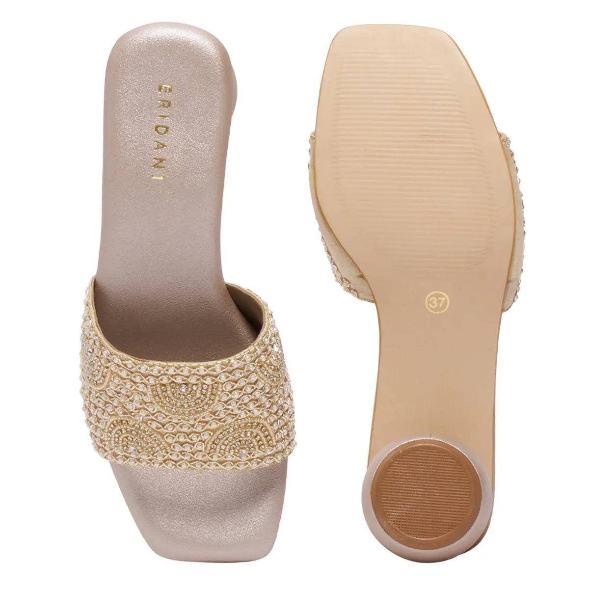 Esha Embroidered Heels Raziullah