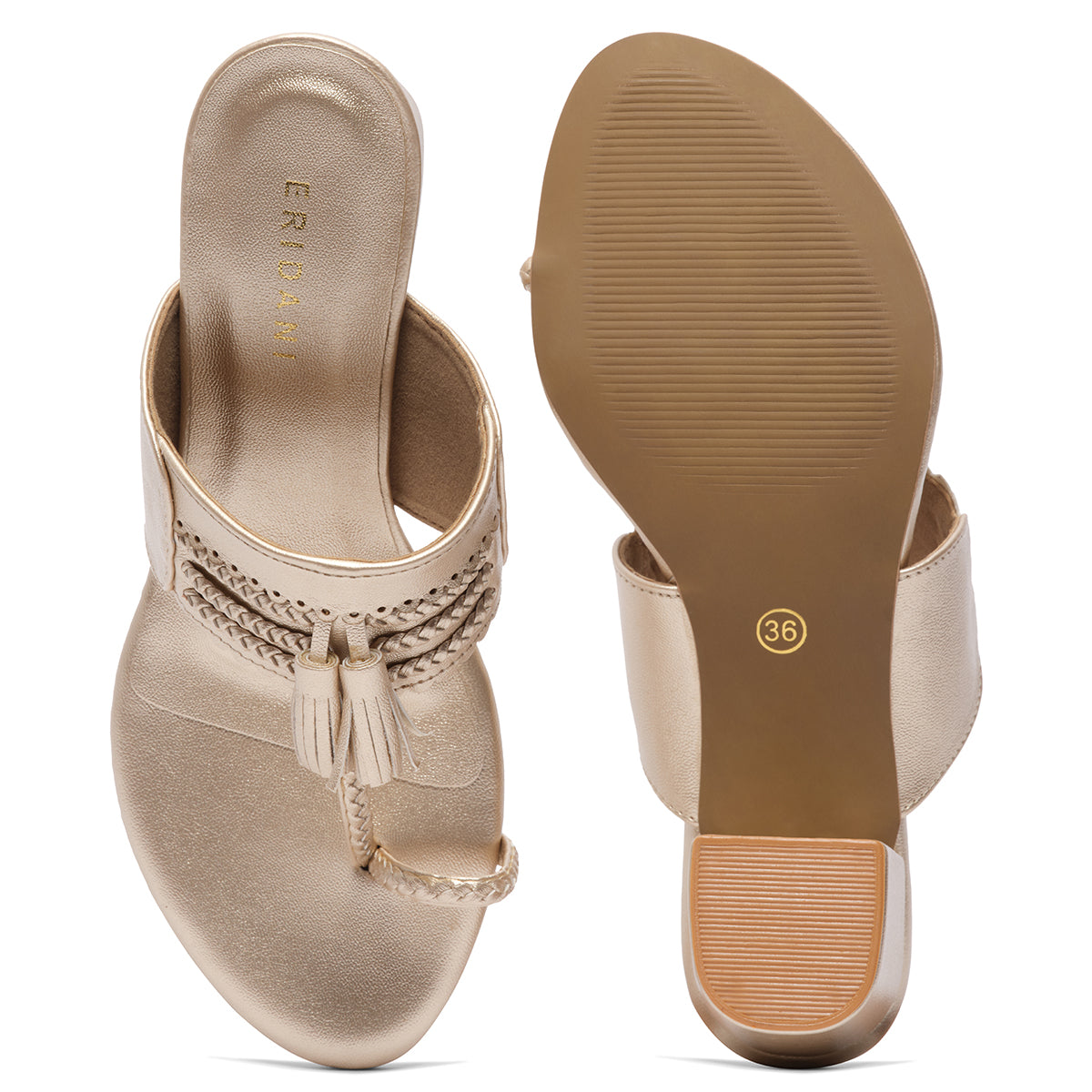 Eshikaa Kolhapuri Tassel Heels