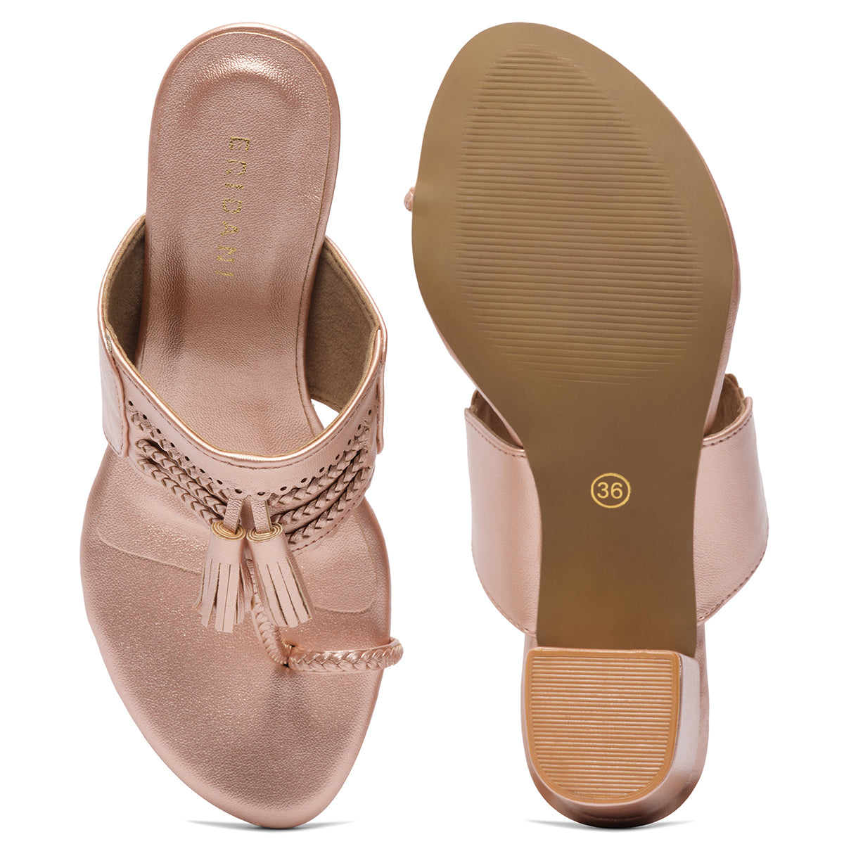 Eshikaa Kolhapuri Tassel Heels Lakhani Enterprises Eridani