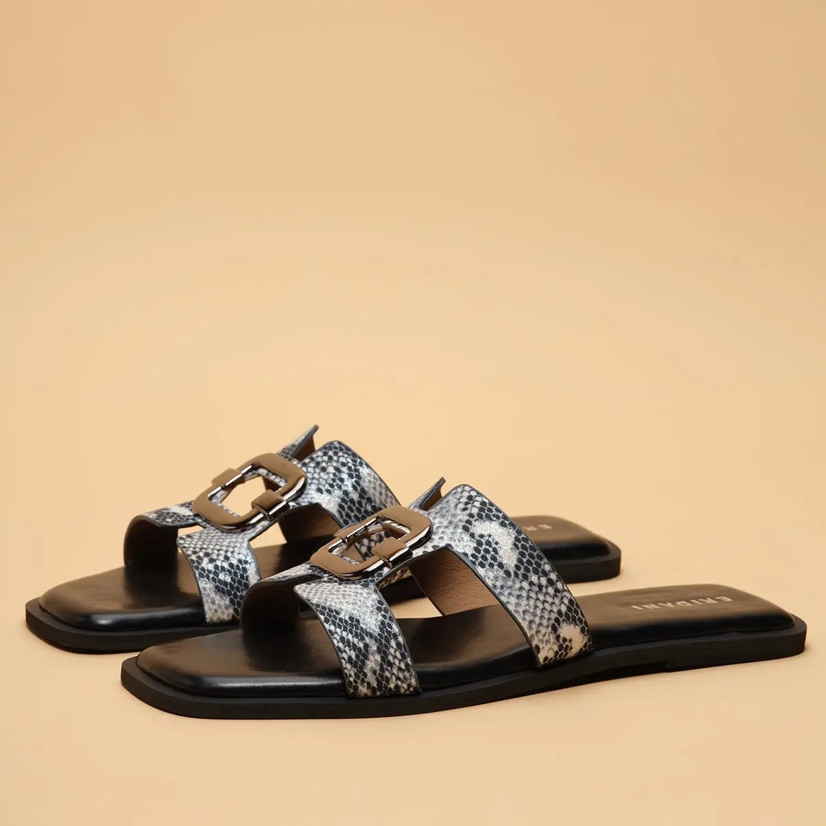 Evelina Textured Flats Ahmad Arts