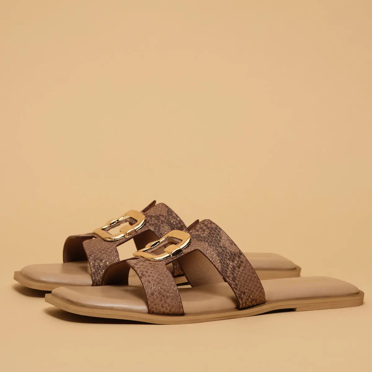 Evelina Textured Flats Ahmad Arts