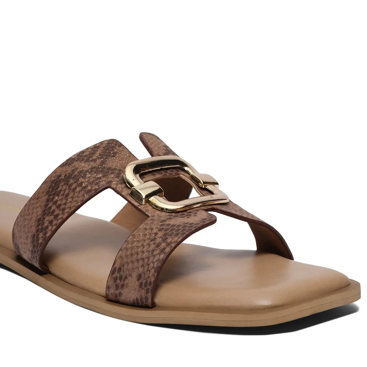 Evelina Textured Flats Ahmad Arts