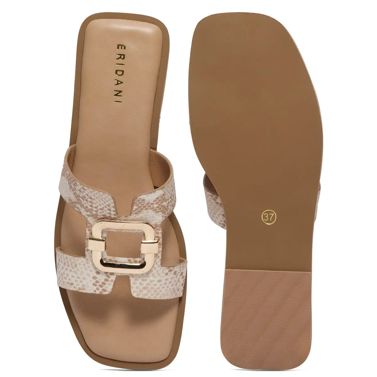 Evelina Textured Flats Ahmad Arts