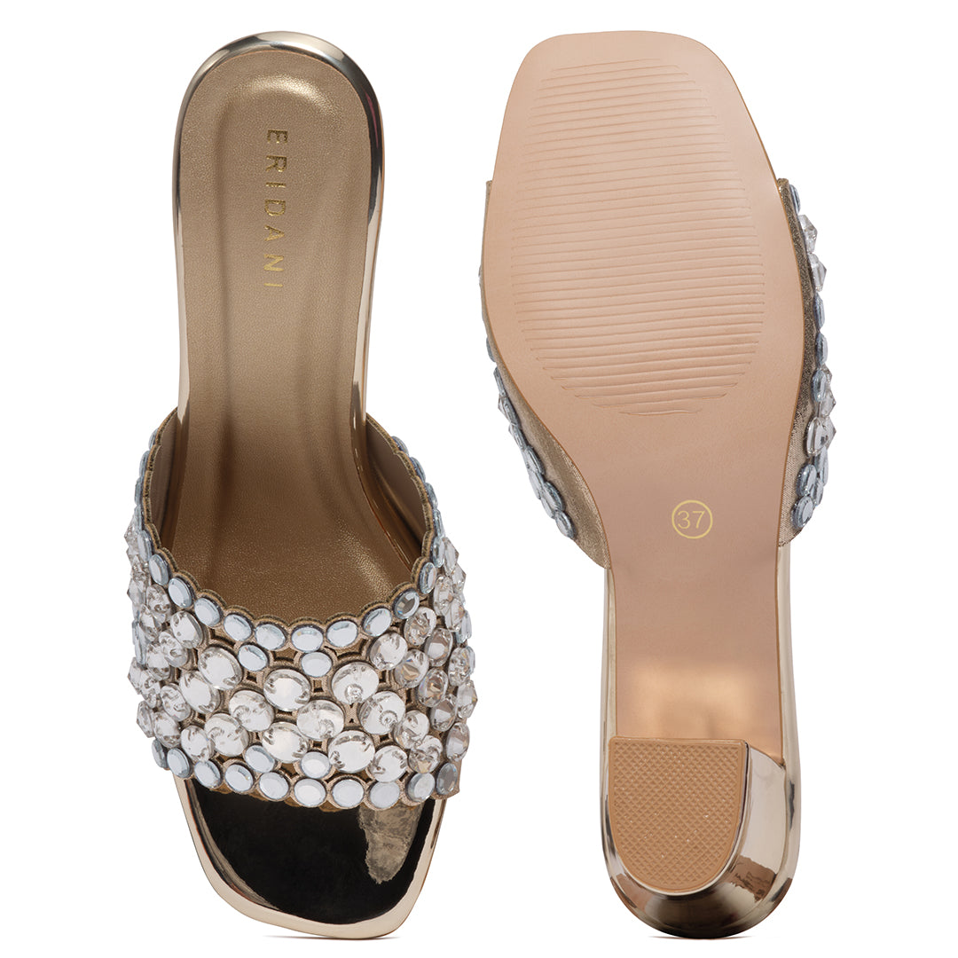 Eraya Embellished Heels KM Footwear Eridani