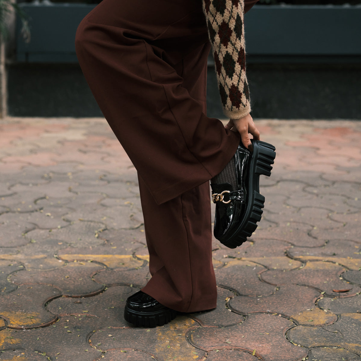 Felixa Embellished Chunky Loafers