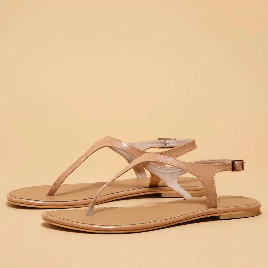 Fiona T-Strap Flats AB Footwear