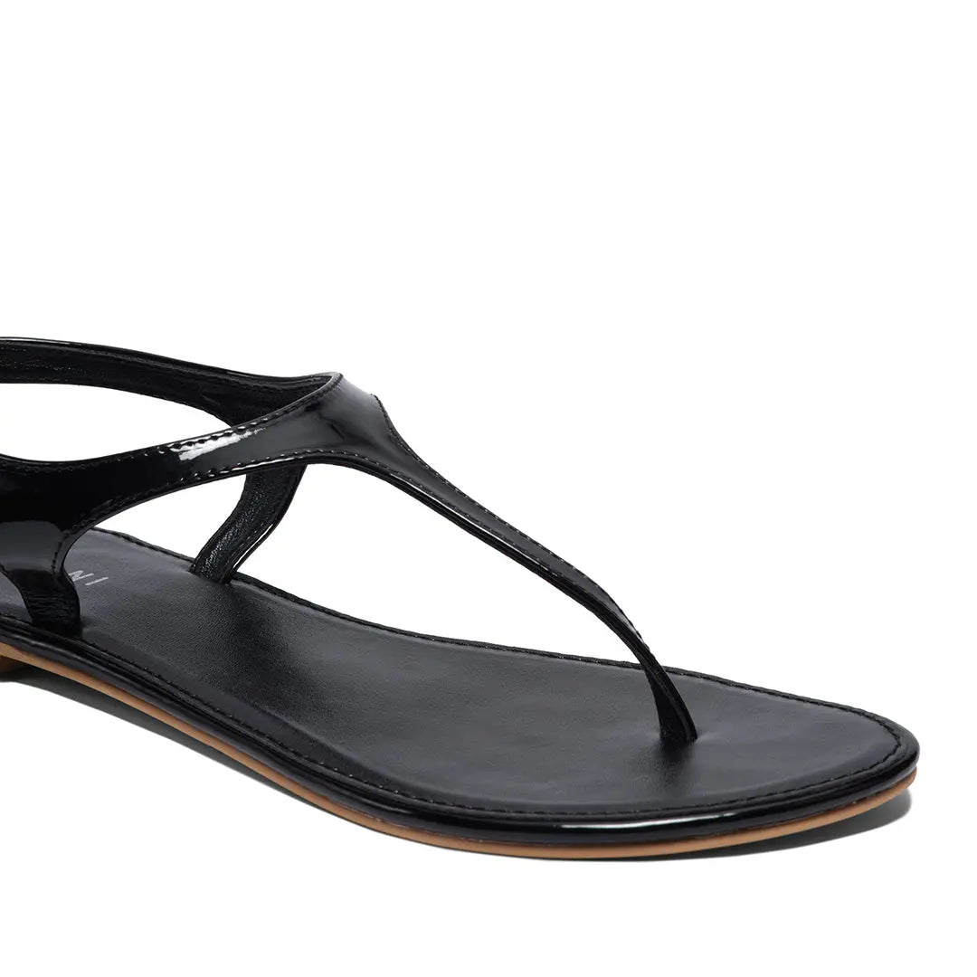 Fiona T-Strap Flats AB Footwear